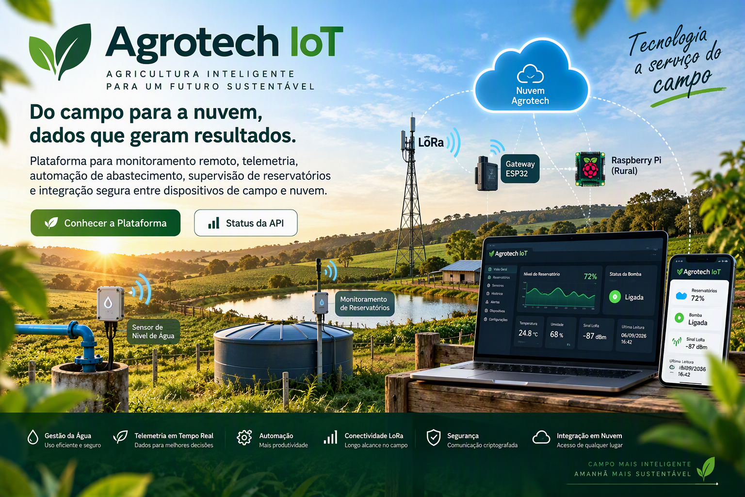 Arquitetura do Ecossistema Agrotech IoT